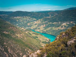Vista del Cañón del Sil, en Galicia