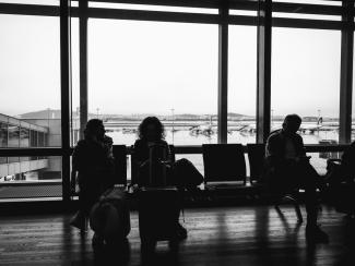 Trànsit a l'aeroport d'Istanbul. Embarcant cap a Barcelona.