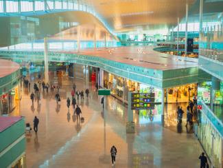 Terminal de l'aeroport de Barcelona