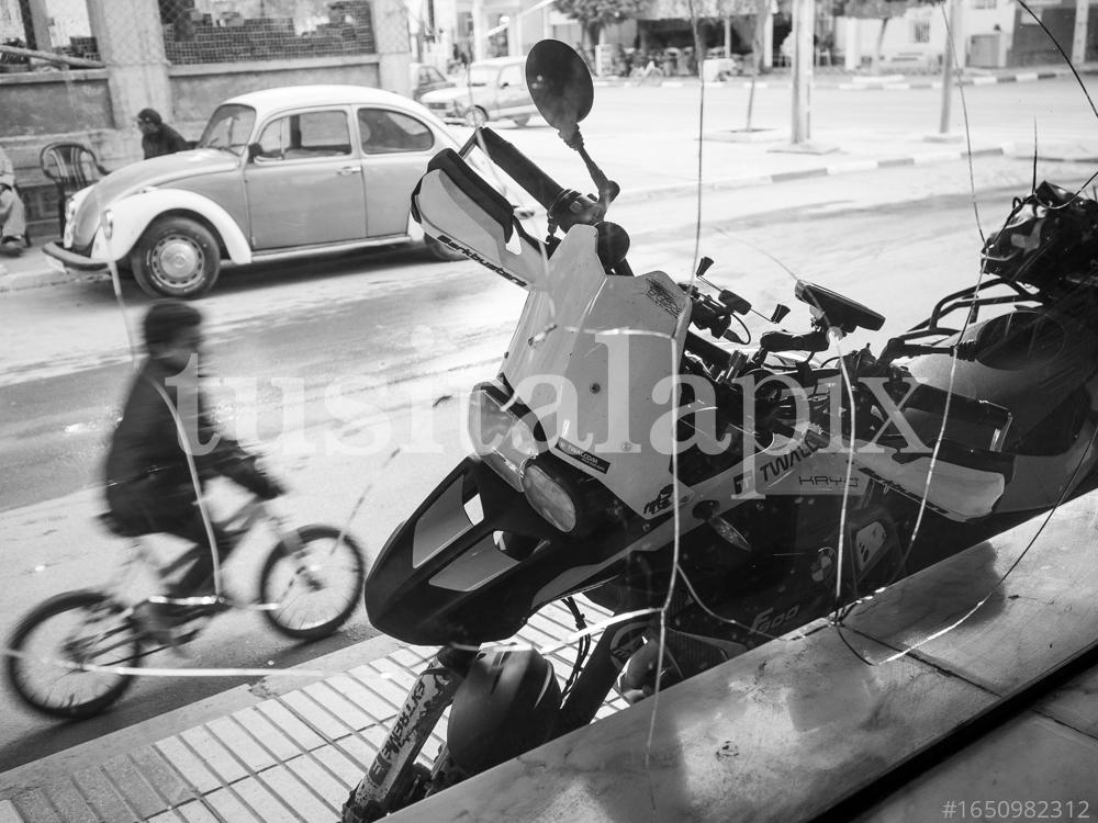 Cool motorbike in Morocco