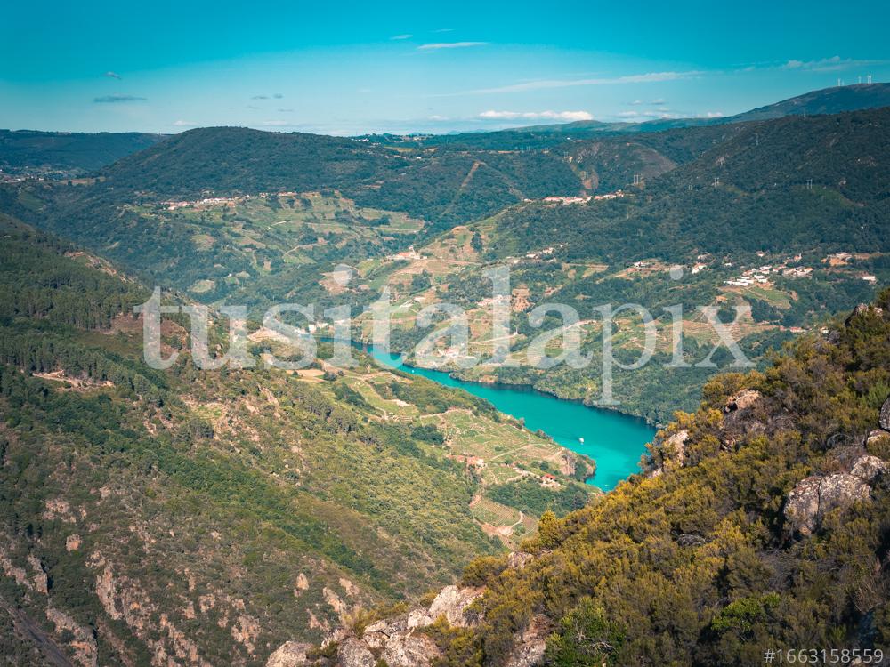 Vista del Cañón del Sil, en Galicia